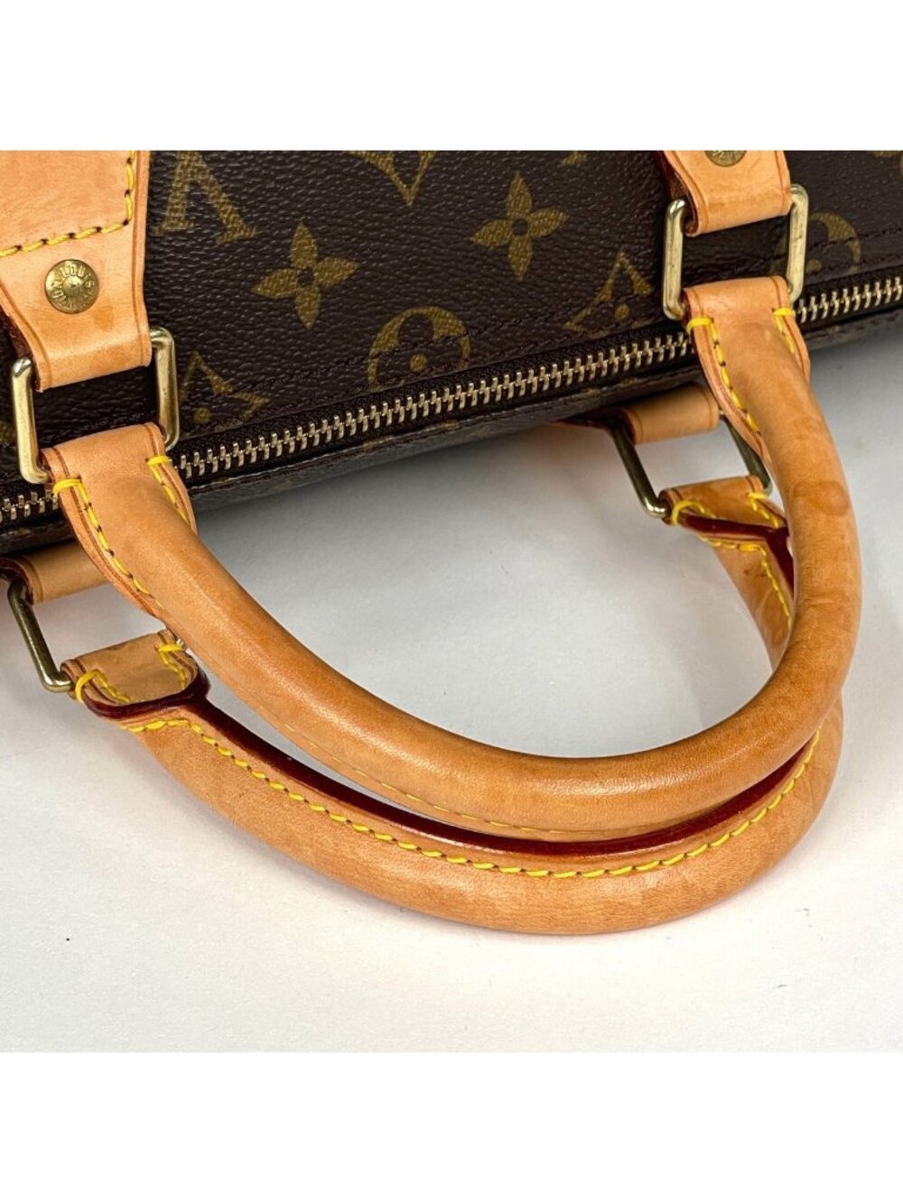 ★SOLD★ Louis Vuitton Speedy 35 Boston Bag Monogram Brown - Picture 9 of 10